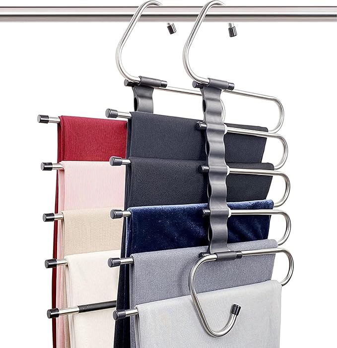 5 in 1 Pant rack shelves ( pack of 3)
