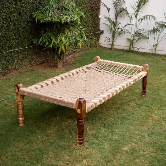 🌿 Handcrafted Jute Charpai – A Touch of Tradition, A Step Toward Sustainability